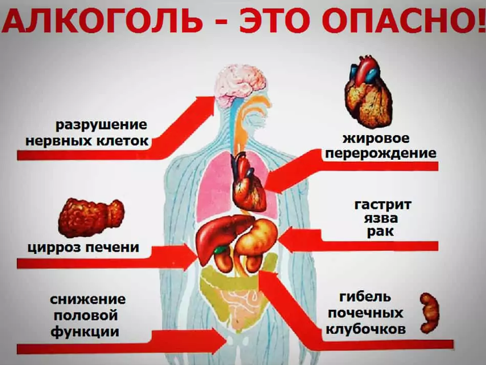 Алкоголь в малых дозах безвреден